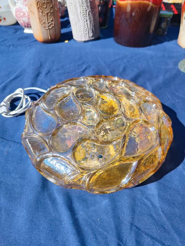 Hillebrand amber lamp 30cm