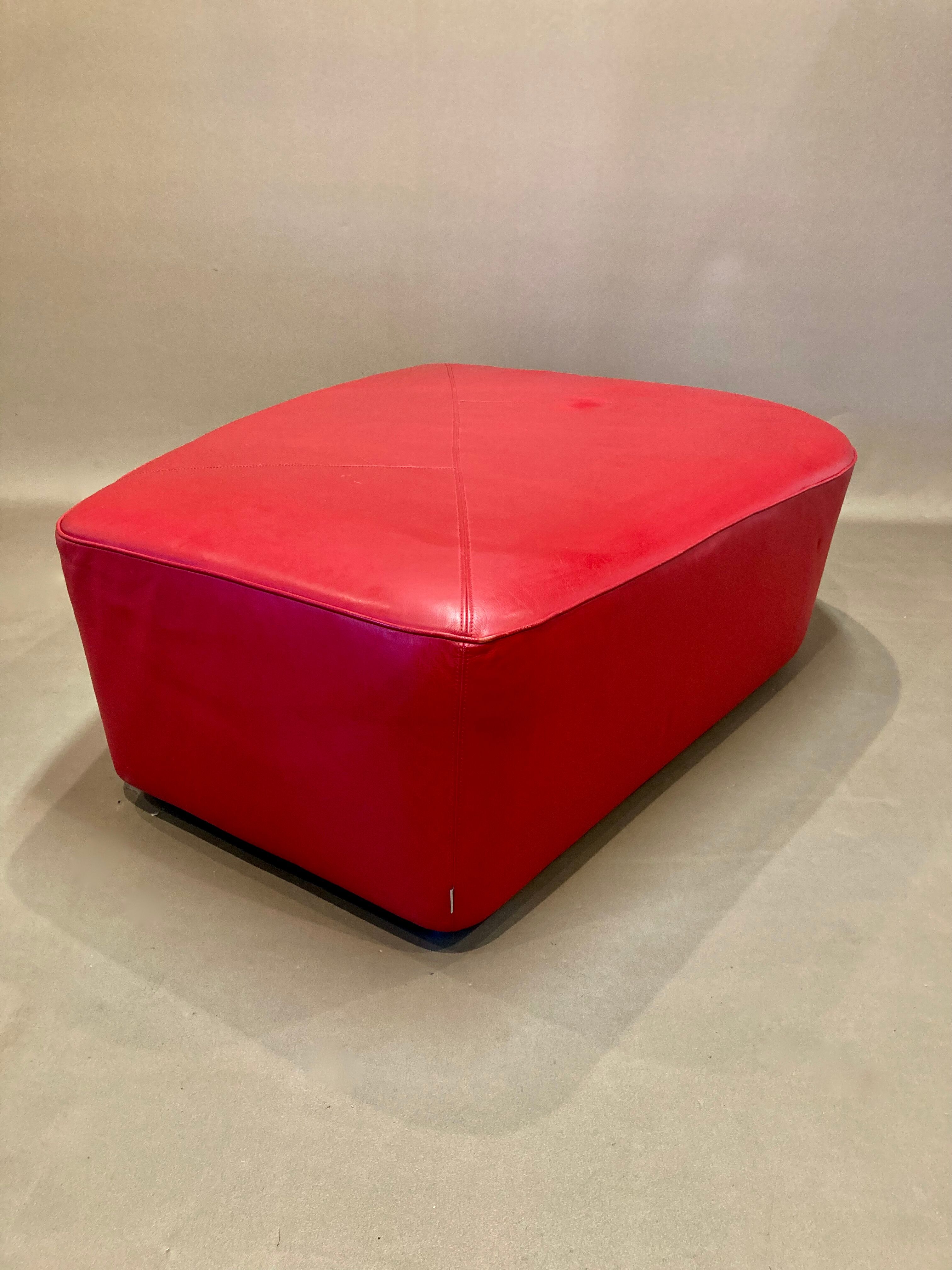 Sofa chaise longue leather design "walter knoll"