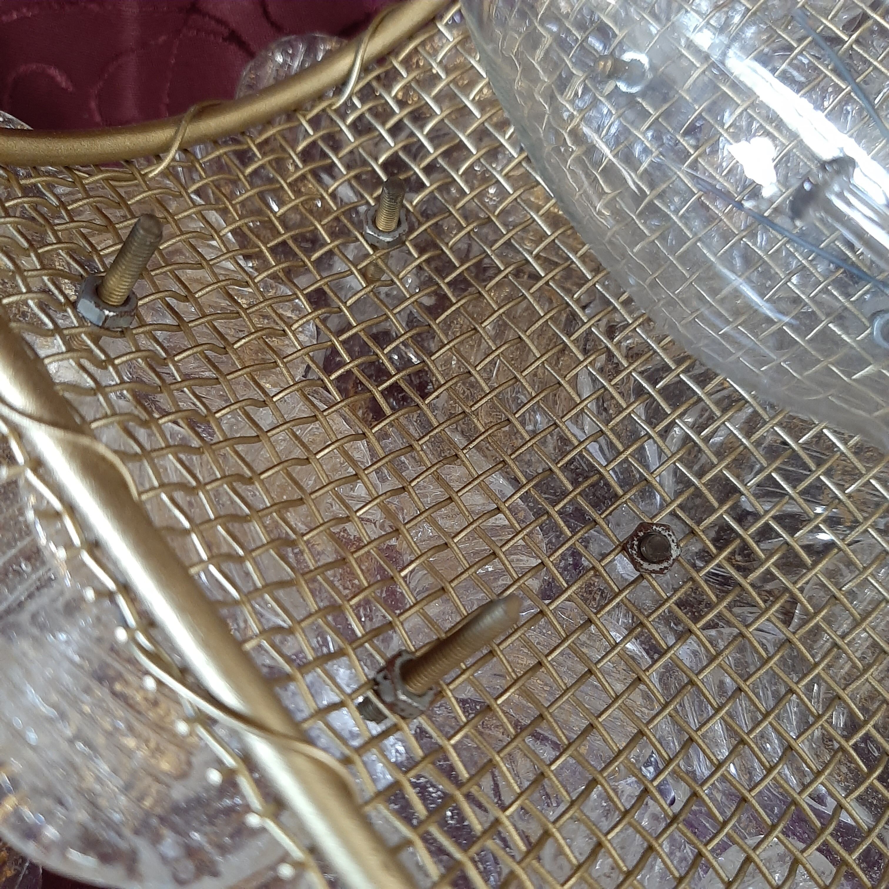 pair of Murano wall lamps