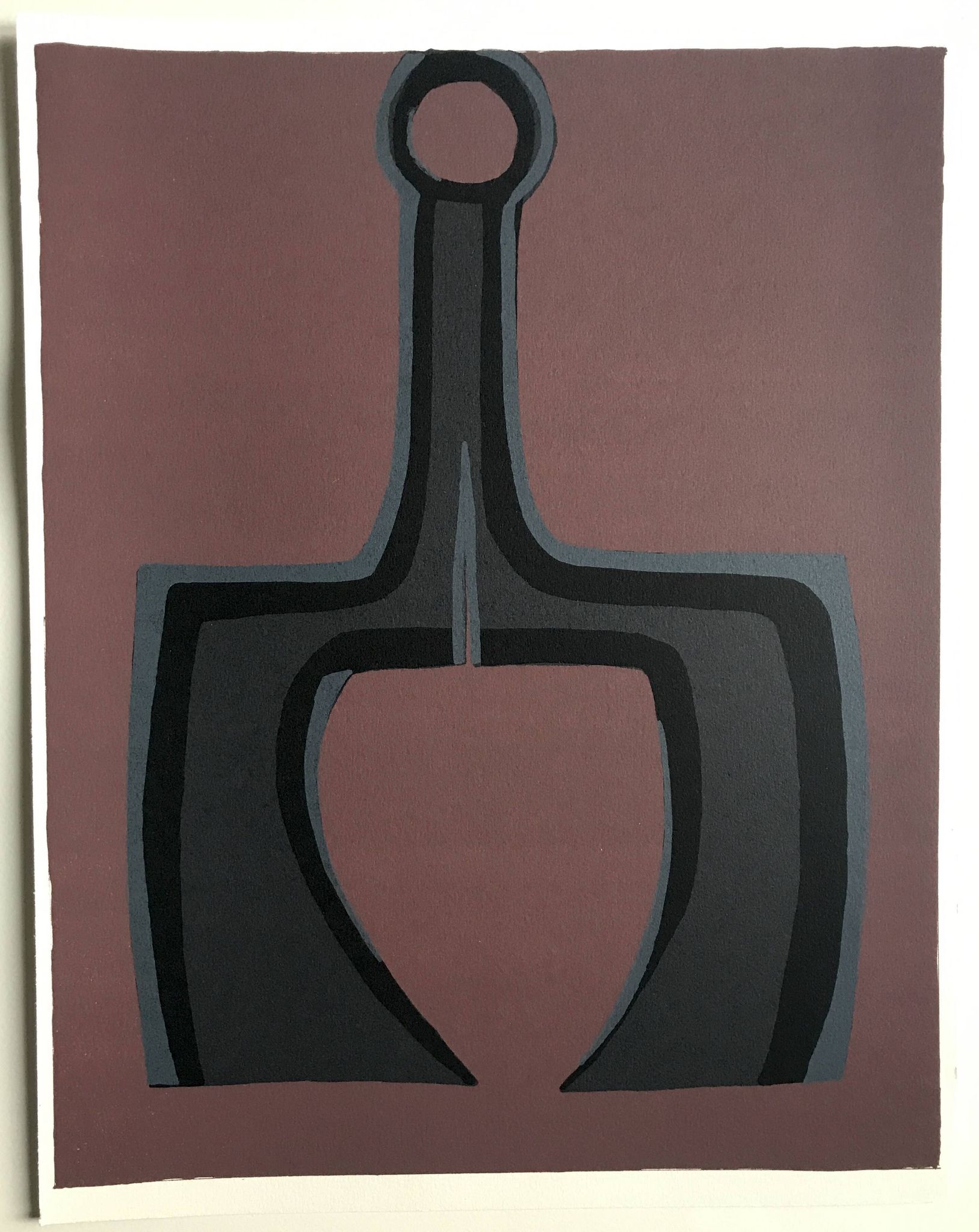 Lot de 4 lithographies originales de Raoul Ubac, 1978. La terre