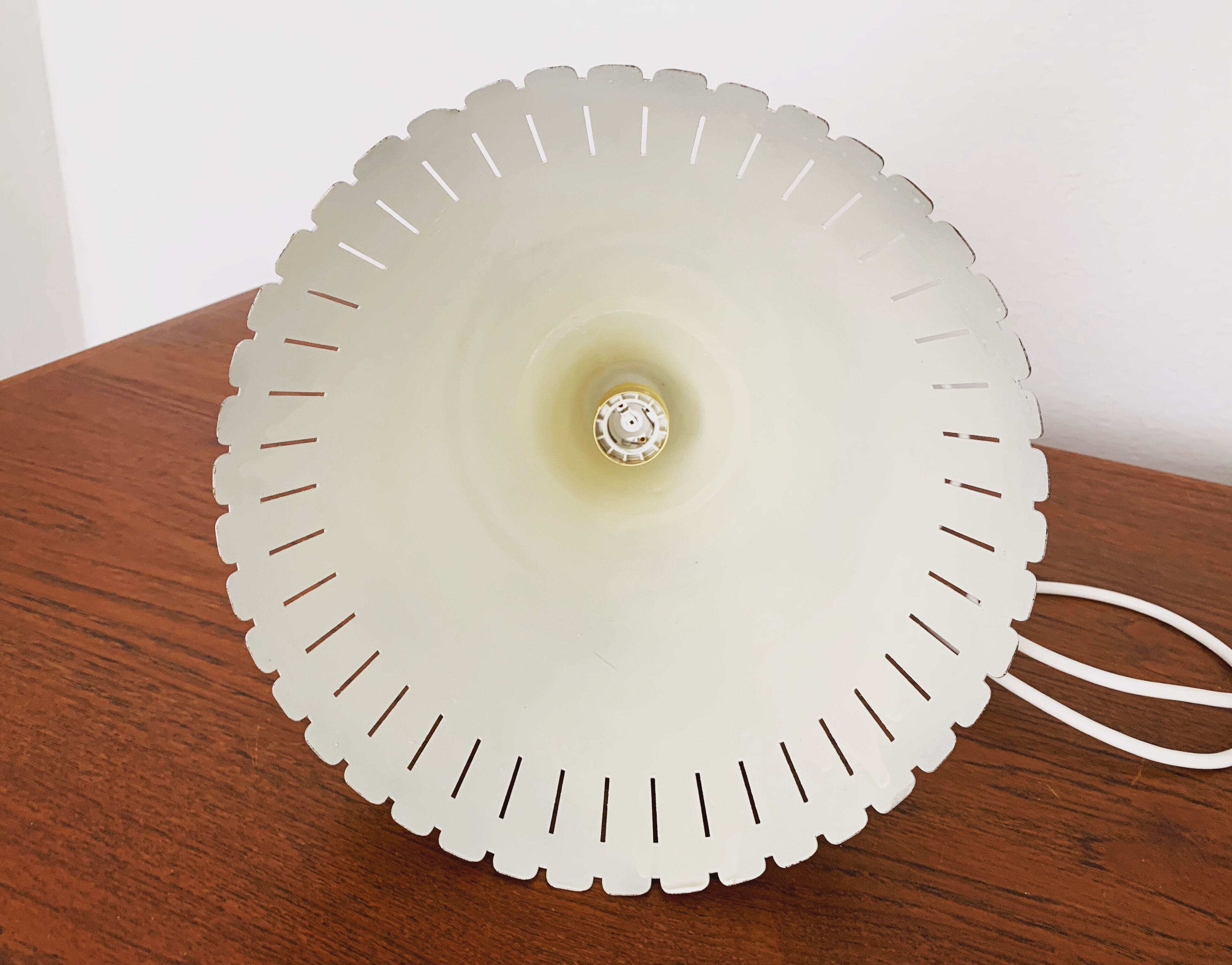 Swedish Mid-Century Modern brass pendant lamp