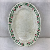 Plat ancien made in france digoin Sarreguemines