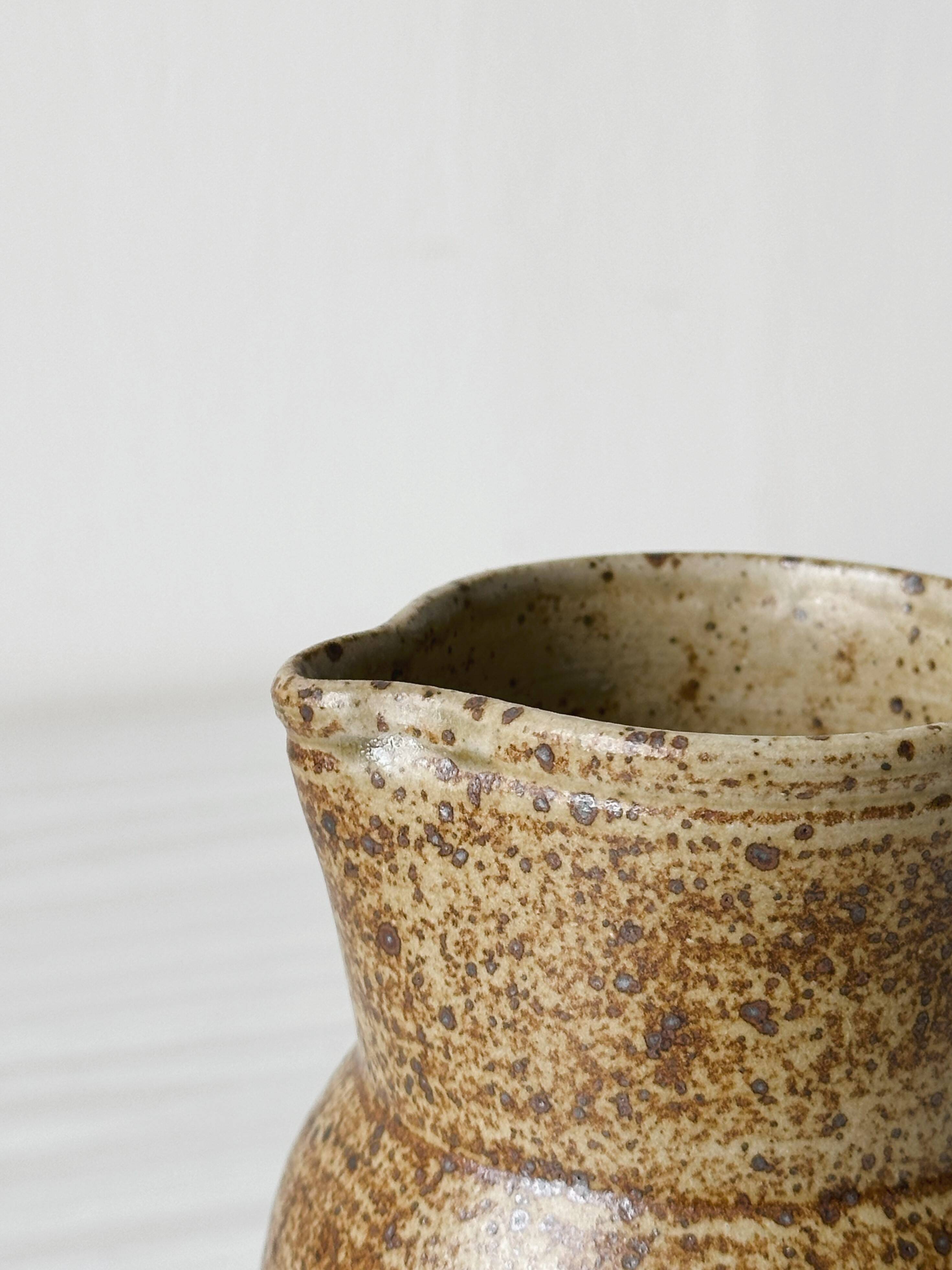 Pyrite ceramic milk jug