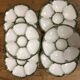 6 oyster plates manufacture of gien