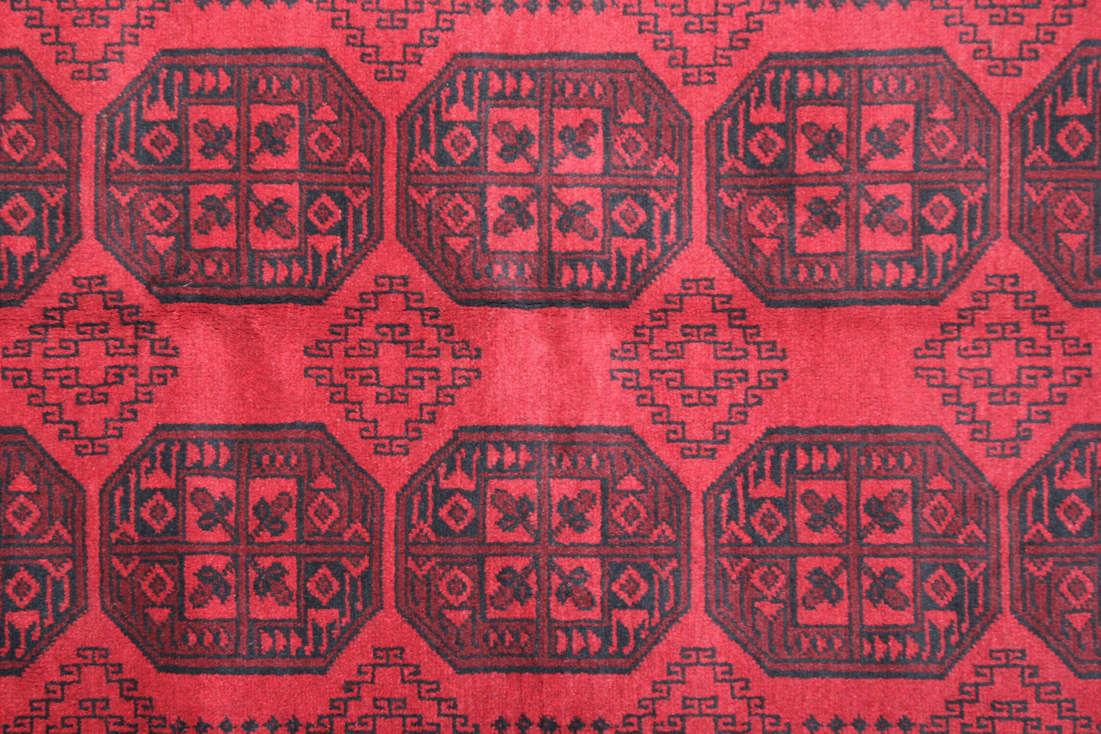Red Wool Carpet Traditional Ziegler Rug- 164x237cm
