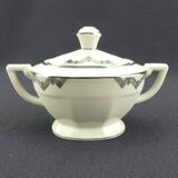 Art Deco tête-à-tête in Limoges porcelain by Legrand