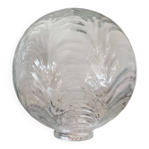 Globe ancien en verre transparent pour lampe applique lustre