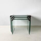 Ensemble de trois tables gigognes T35 de Galotti & Radice 1975
