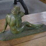 Sculpture en terre cuite patine bronze par Ugo Cipriani