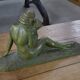 Terracotta sculpture with bronze patina by Ugo Cipriani