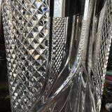 Massive vase Crystal d'Arques-Durand, series "Royale" (1950, France)