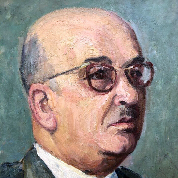 Painting "The Man with Glasses"