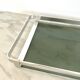 Aluminium and chrome plateau MB Italy 1970s - 45 cm