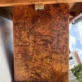 Vintage burl wood coffee table - 1970s