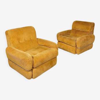 Pair of seventies armchairs