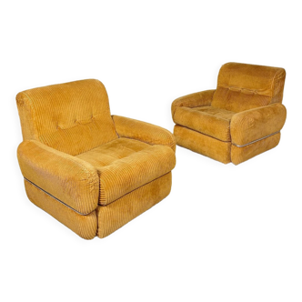 Pair of seventies armchairs