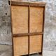 Antique roller shutter cabinet Paris oak wall cupboard
