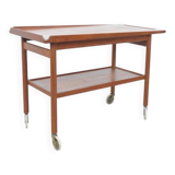 Danish teak serving trolley in the style of Arne Vodder, 1960s