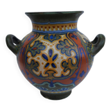 Bulge vase with 2 handles Gouda Holland