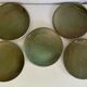 Set of 5 ceramic dessert plates