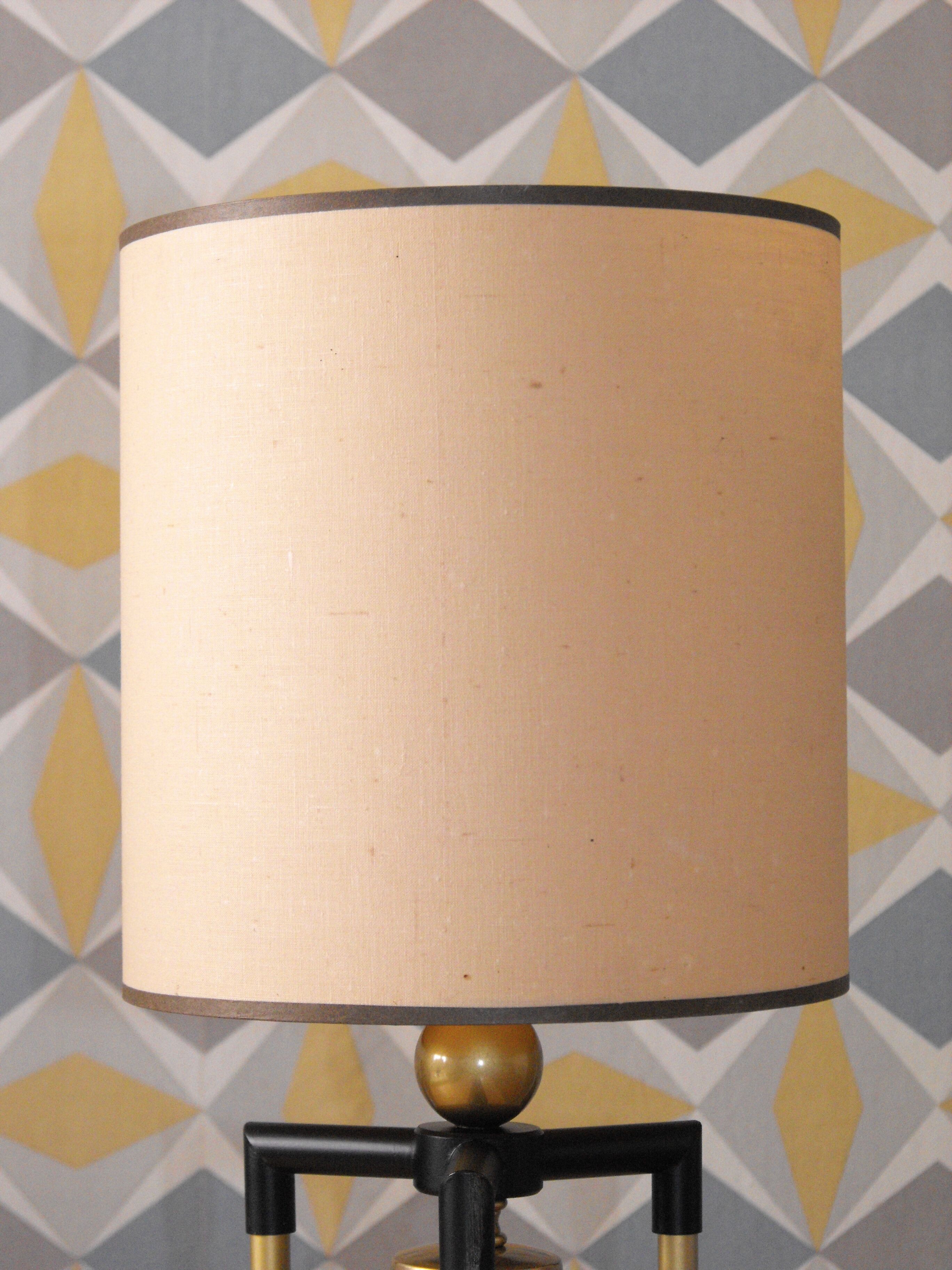 Lamp to pose 70s black and gold