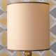 Lamp to pose 70s black and gold