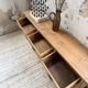 Pine craft cabinet with drawers
