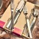 Achille Castiglioni for Alessi Set Dry Fish Knives and Forks