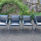 Suite of 4 BRNO armchairs, Mies Van Der Rohe, Knoll