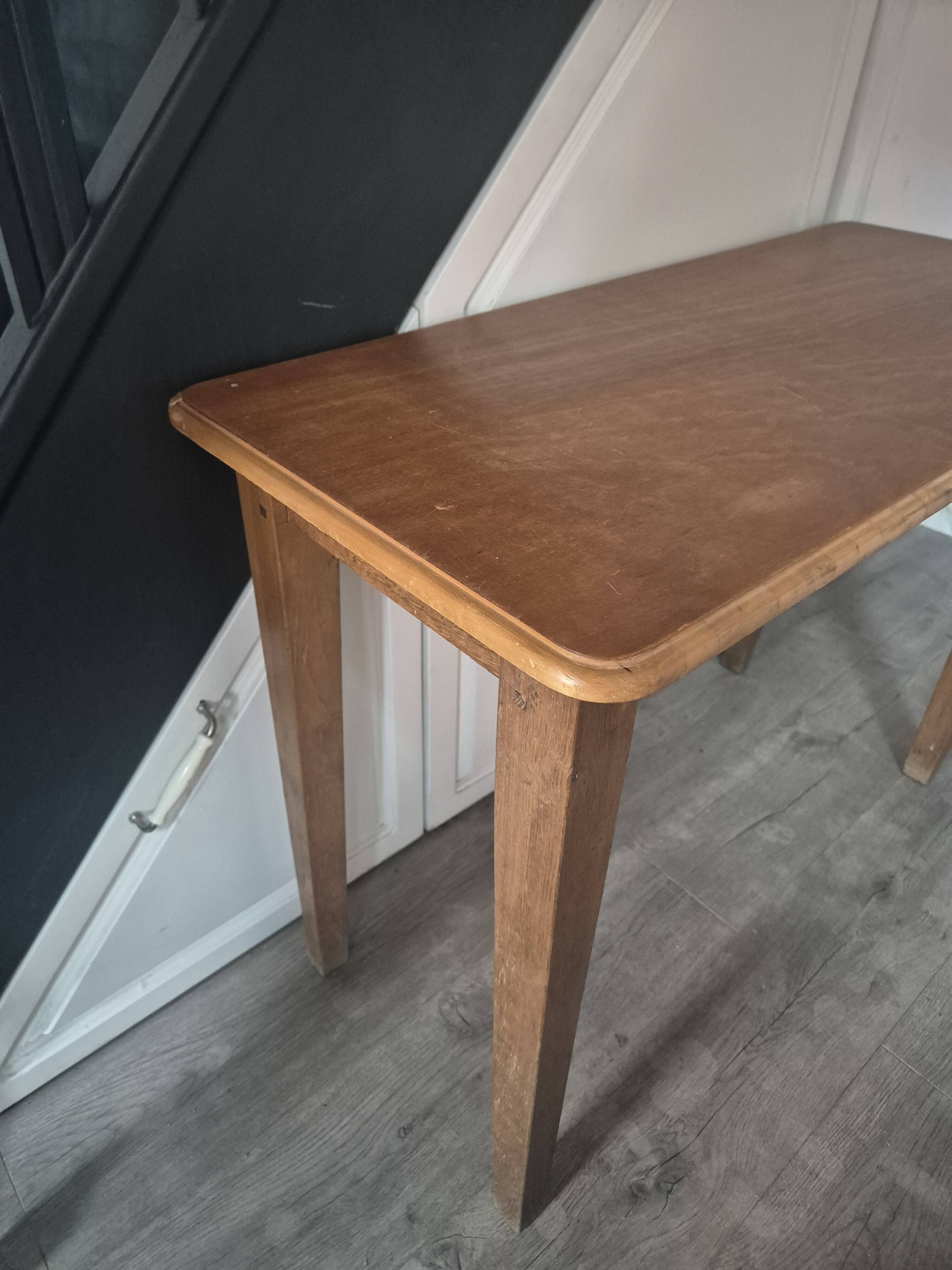 side table serving or dining for small vintage space