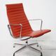 Eames Lounge chair EA116 red leather