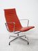 Eames Lounge chair EA116 red leather