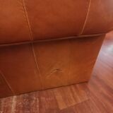 Canape modulaire DE SEDE DS88 cuir patchwork cognac