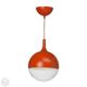 Vintage Ikea Väster Orange Space Age Pendant Lamp 1990 - Knut Hagberg Design