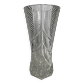 Grand vase en cristal moulé
