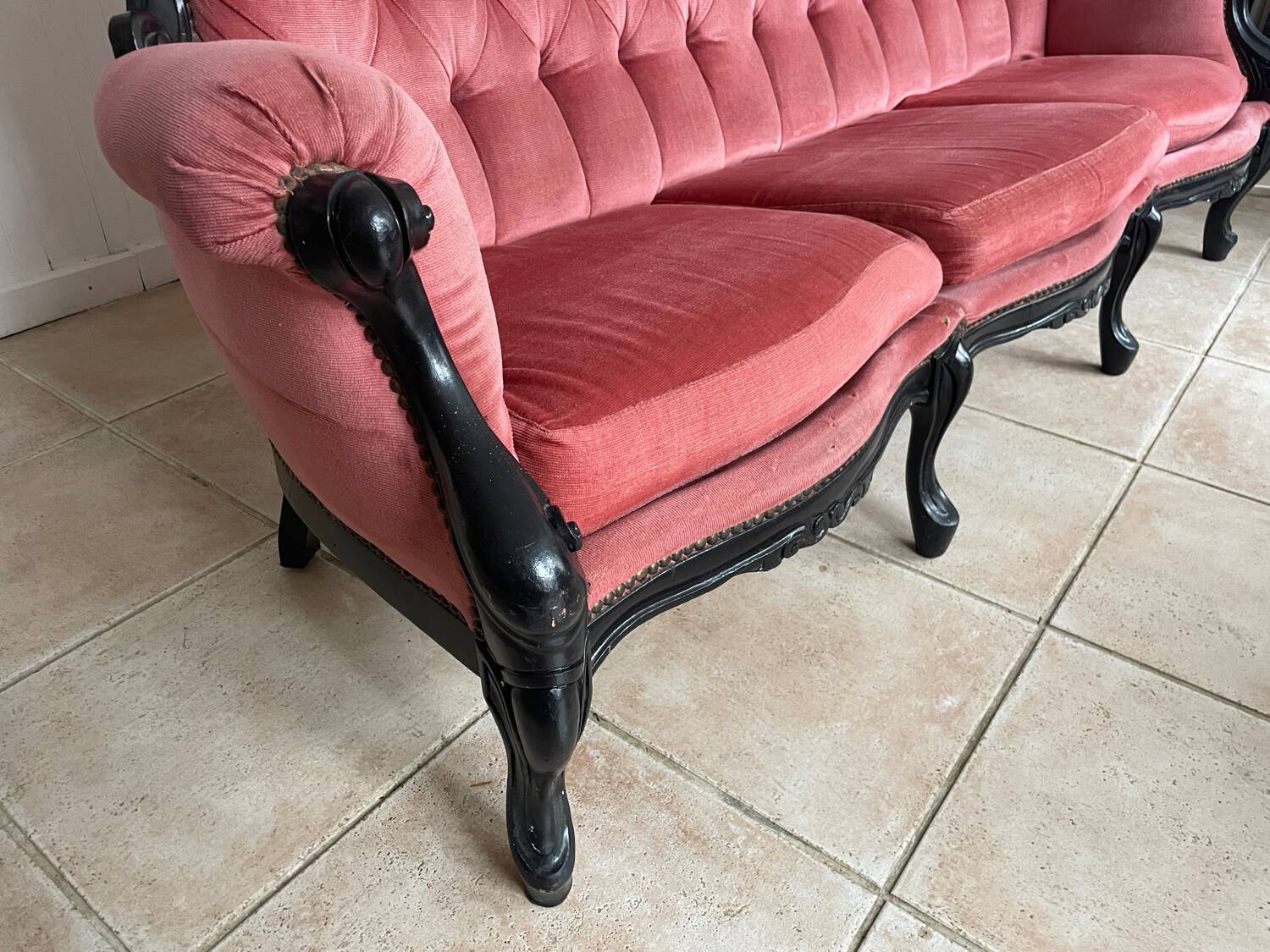 Napoleon III style bench