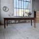 Table de ferme en chêne XL 1950 235cm