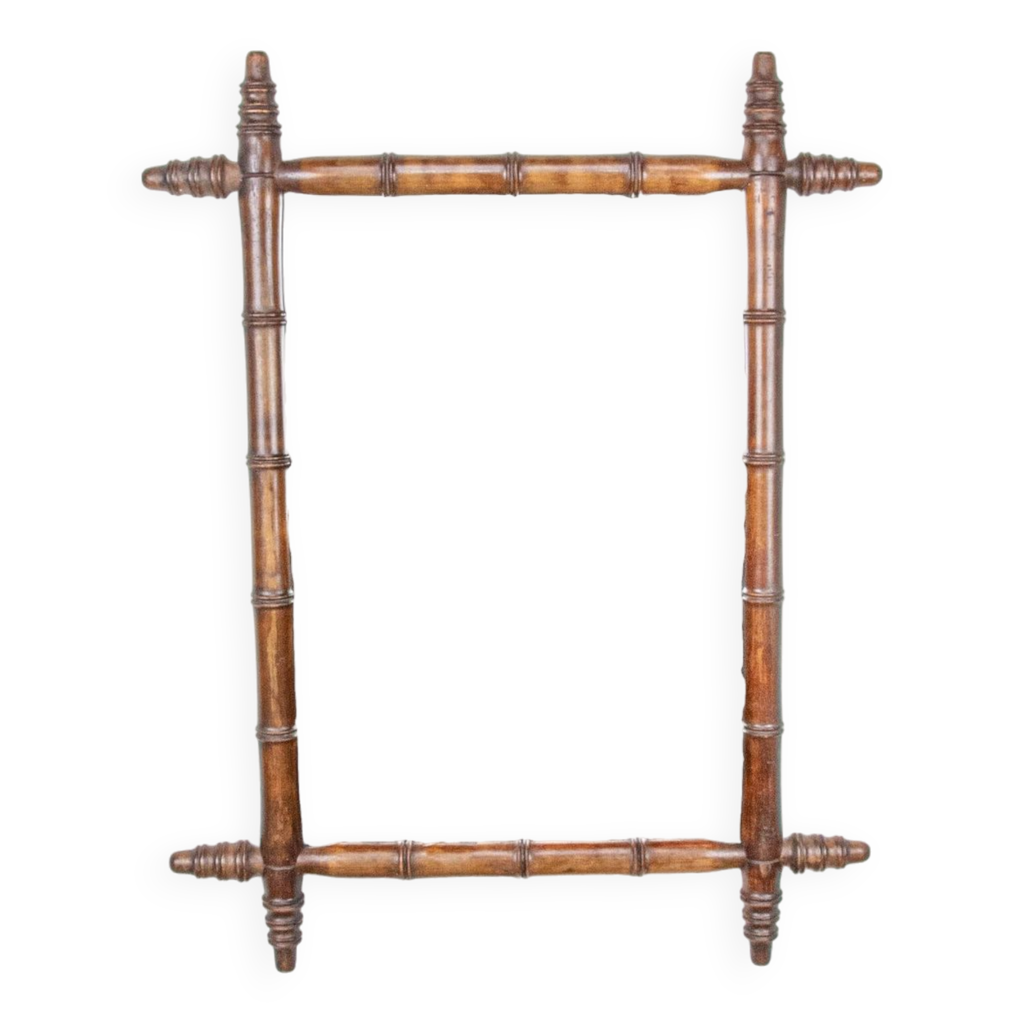 Bamboo style mirror