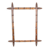 Bamboo style mirror