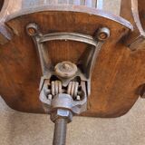 American oak office armchair