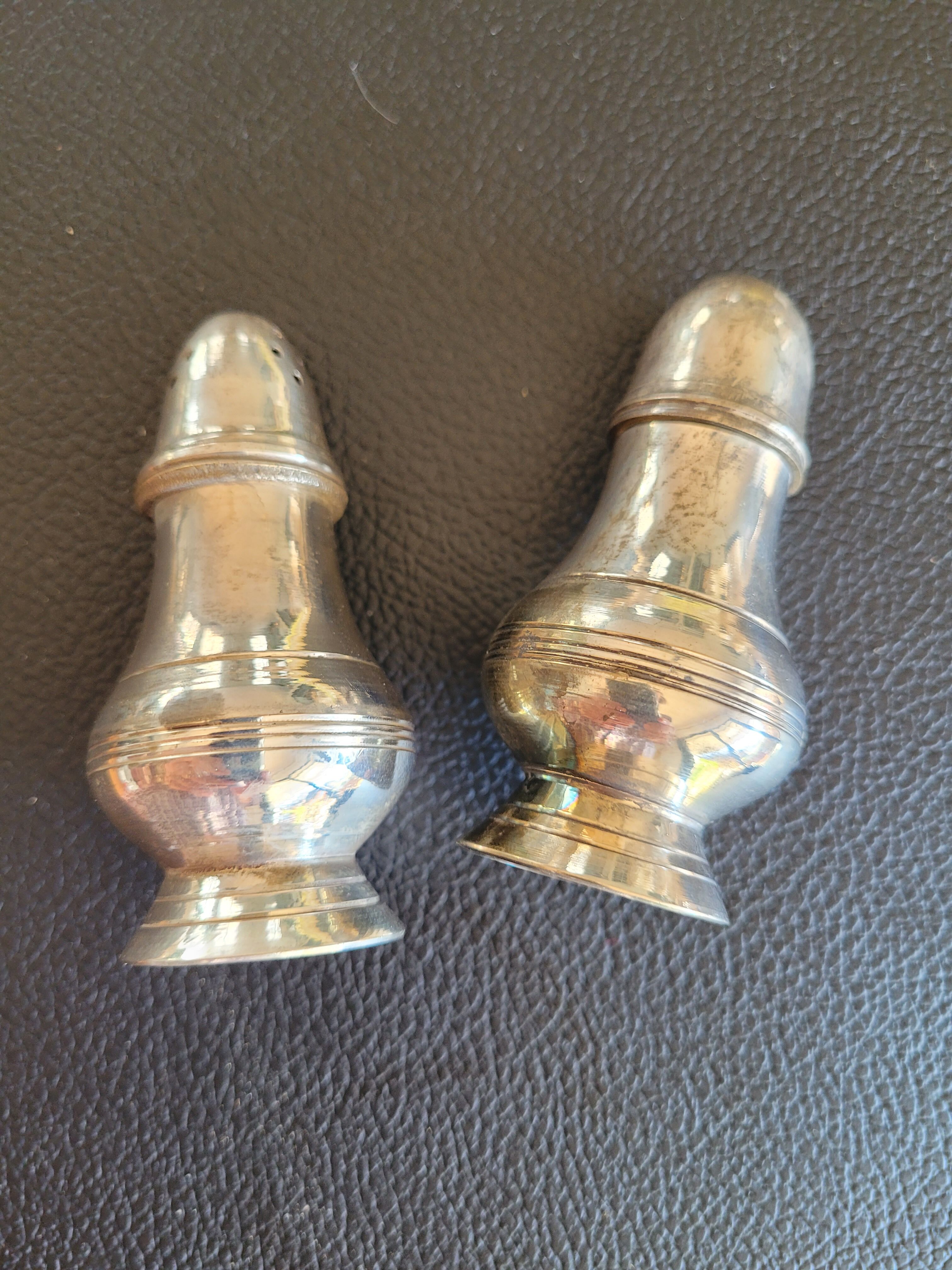 Salt and silver pepper shaker