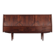 Rosewood highboard, Danish design, 1970s, production: Denmark