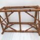 Vintage coffee table in real bamboo and glass 60/70