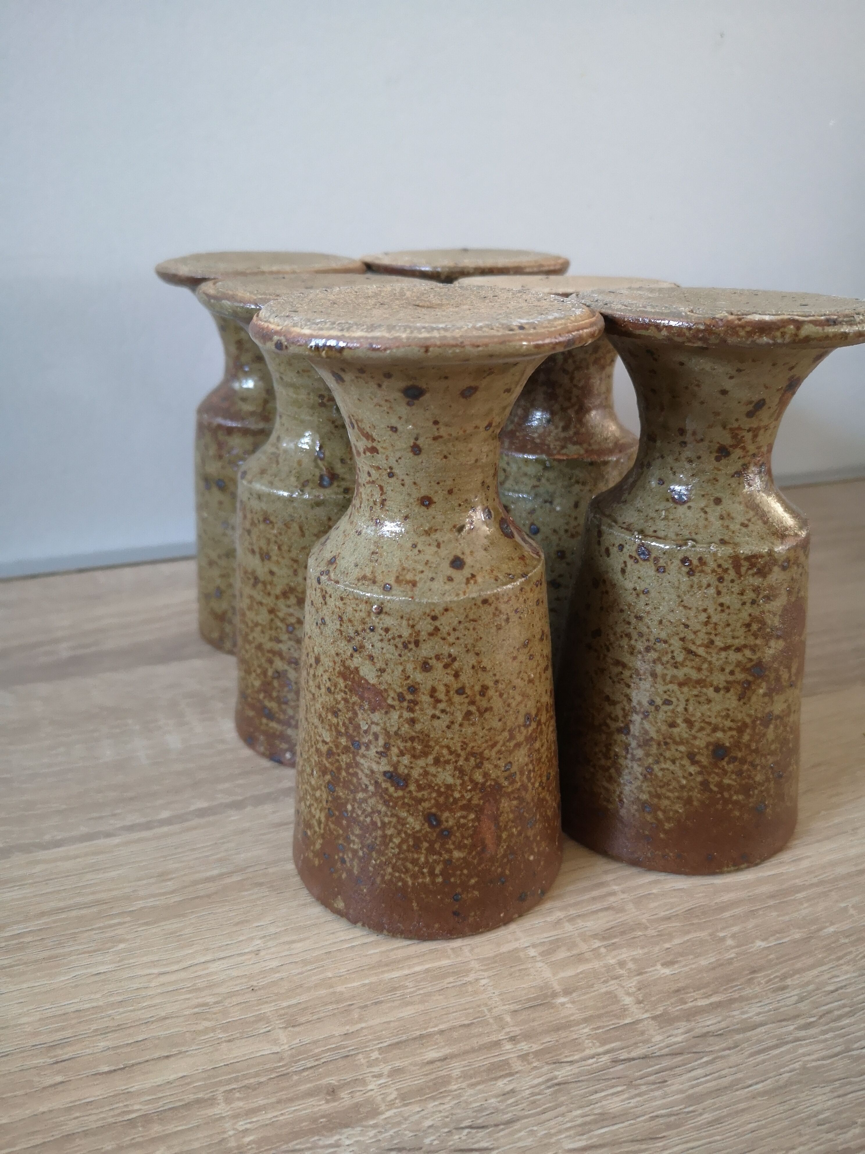 Lot of 6 pyrite mazagrans