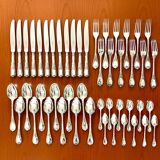 Christofle Marly, 48-piece cutlery set for 12 people, excellent condition