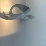 Pair of Mesmeri wall lamps for Artemide, Chrome-plated metal, Italy 1980