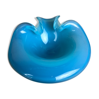 Murano glass shell bowl by Antonio da Ros Cenedese, 1960s