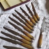 12 art deco knives