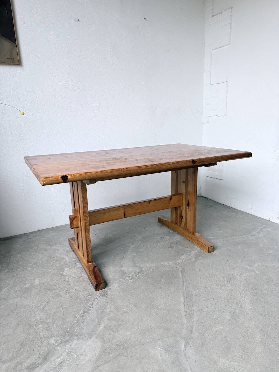 Mountain furniture table made of solid pine