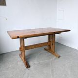 Mountain furniture table made of solid pine